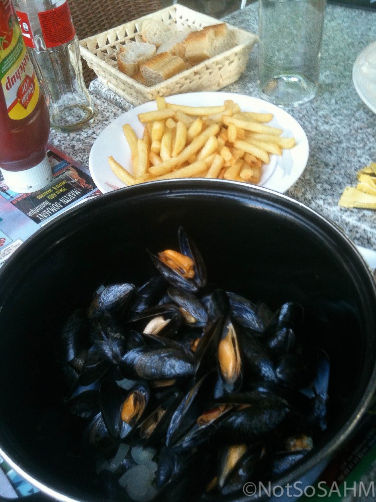 Moules frites, Amboise France Not So SAHM