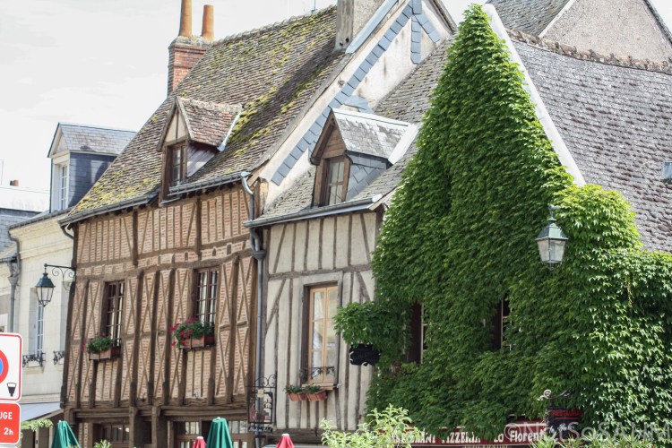 Traditional facades in Amboise, France Not So SAHM