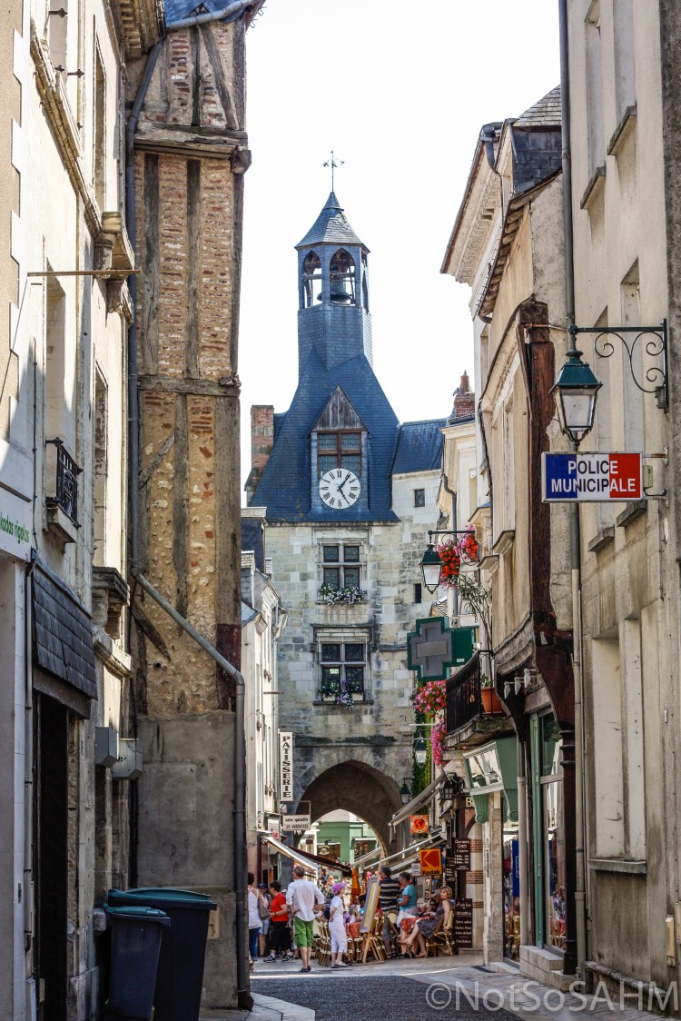 Narrow shop streets in Amboise, France Not So SAHM