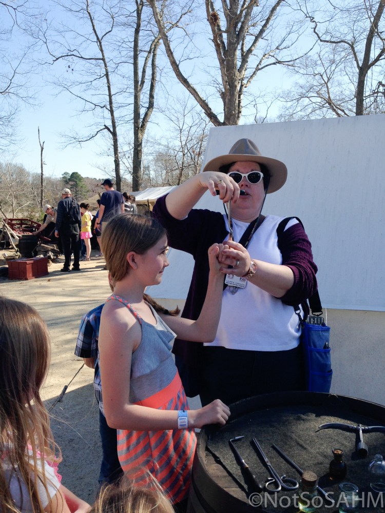 Revolutionary medicine at Yorktown Victory Center Not so SAHM