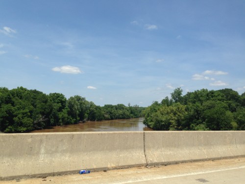 Yadkin River where Cornwallis and Boone crosse