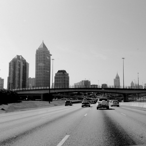 Driving through Atlanta