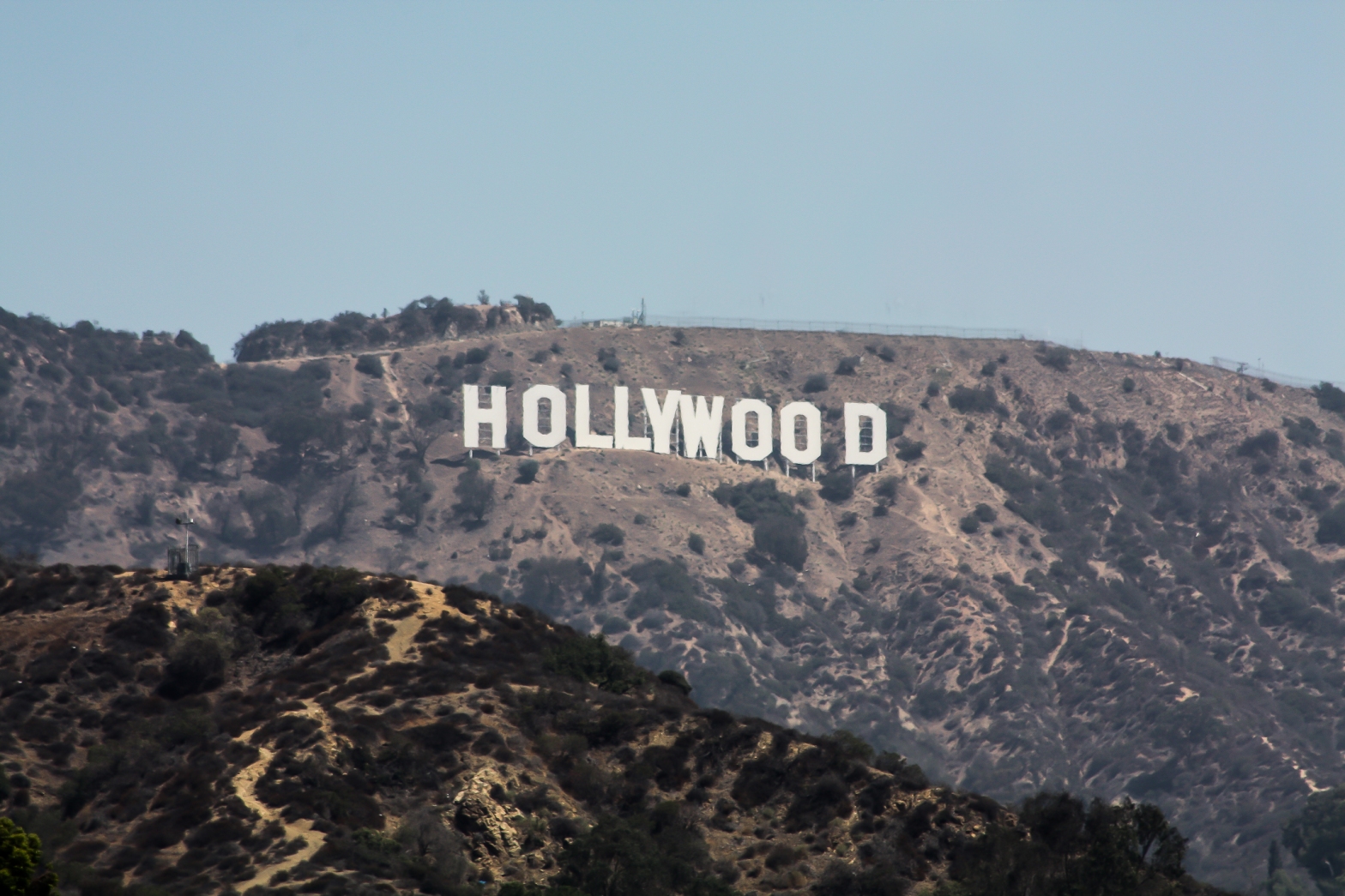 The Hollywood sign - edited