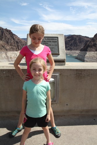 Nevada - Arizona border at the Hoover Dam