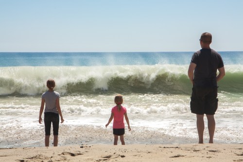 Watching the Pacific Ocean