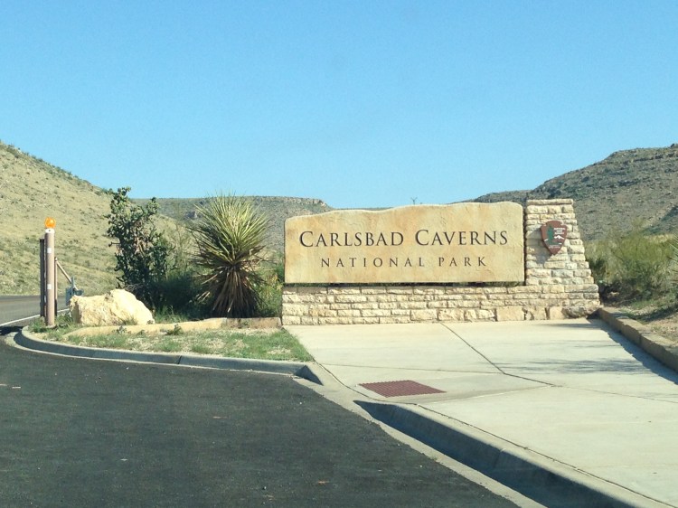 Carlsbad Caverns sign