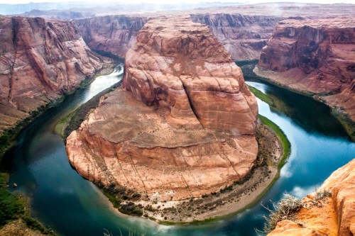 Horseshoe Bend from above