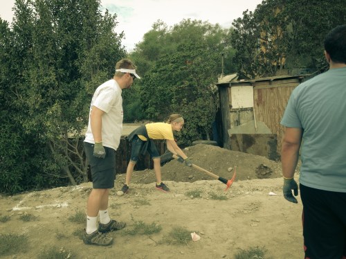 Building a trench in Tijuana Dump Town  Not So SAHM
