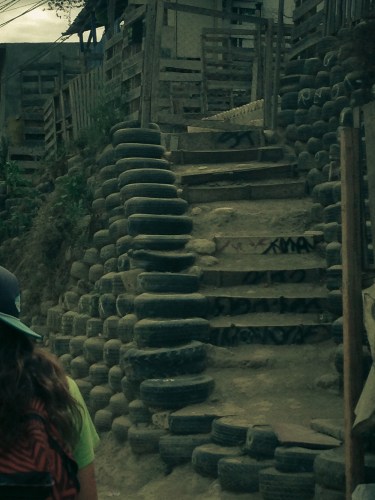 Using tires as foundation walls in the dump town in Tijuana, Mexico  Not So SAHM