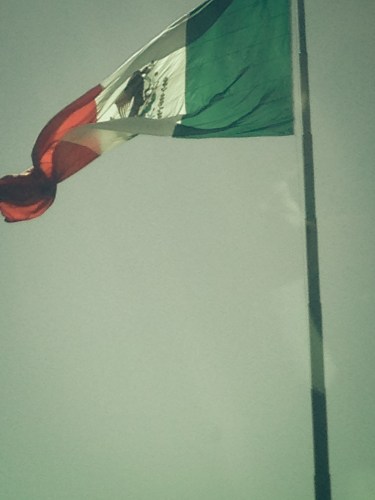 Mexican Flag at border Tijuana, Mexico  Not So SAHM