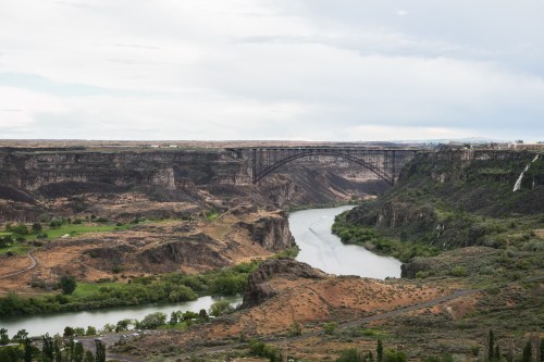 Perrine Bridge over Snake River near Twin Falls Idaho Not So SAHM
