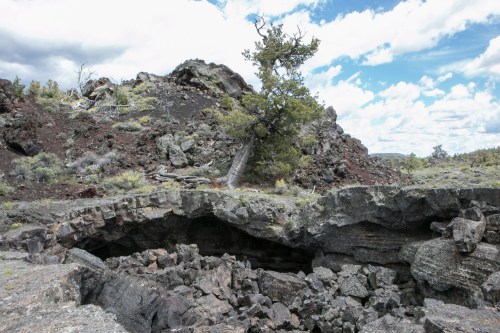 lava tube at Craters of the Moon Idaho Not So SAHM