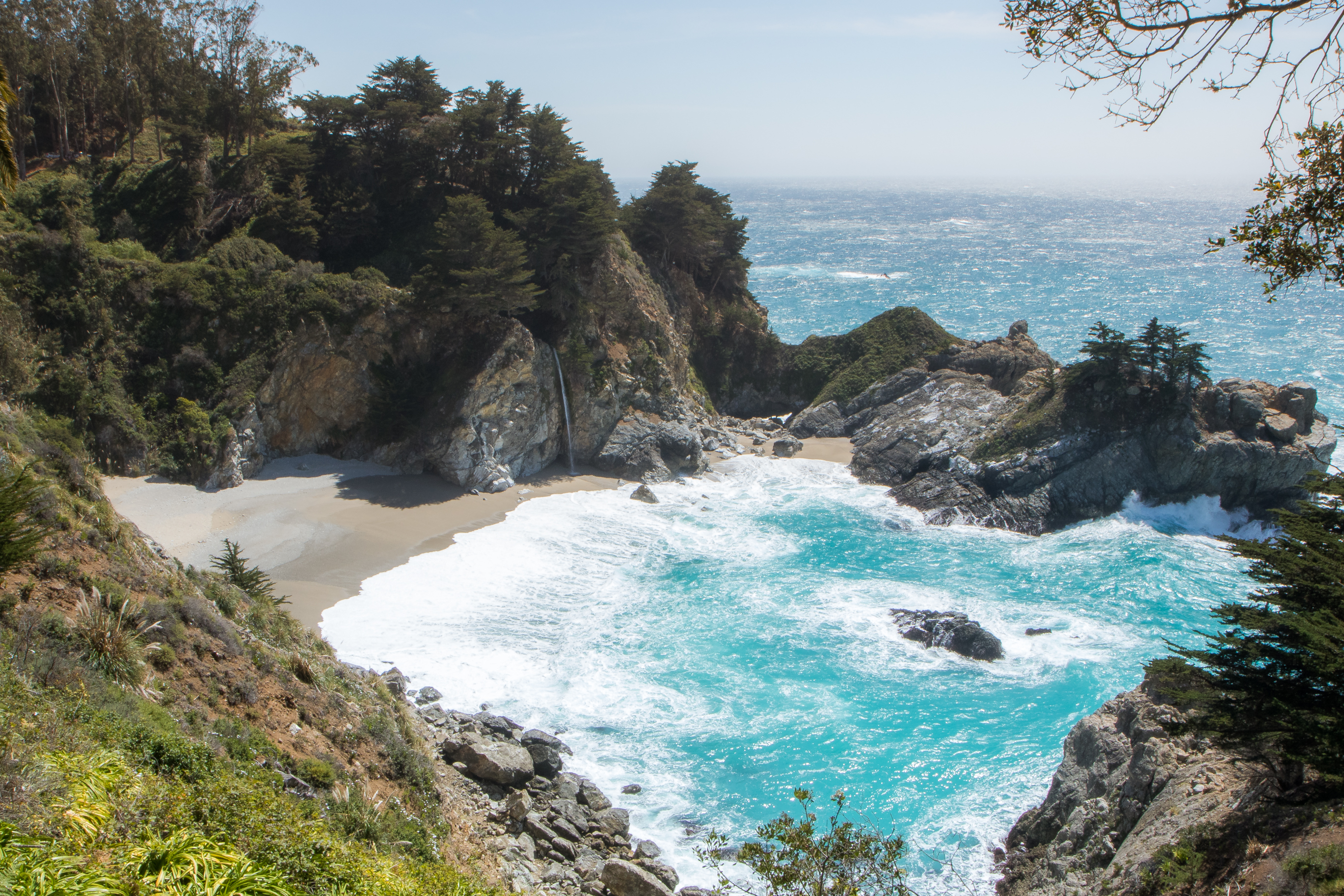 McWay Falls on the Pacific Coast Highway Big Sur California Not So SAHM