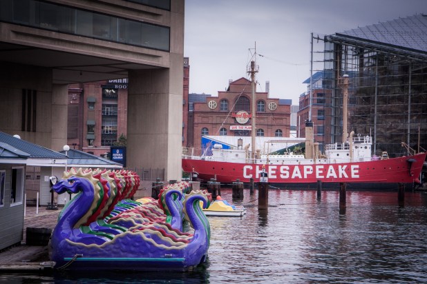 many different boats docked in the Baltimore Harbor NotSoSAHM