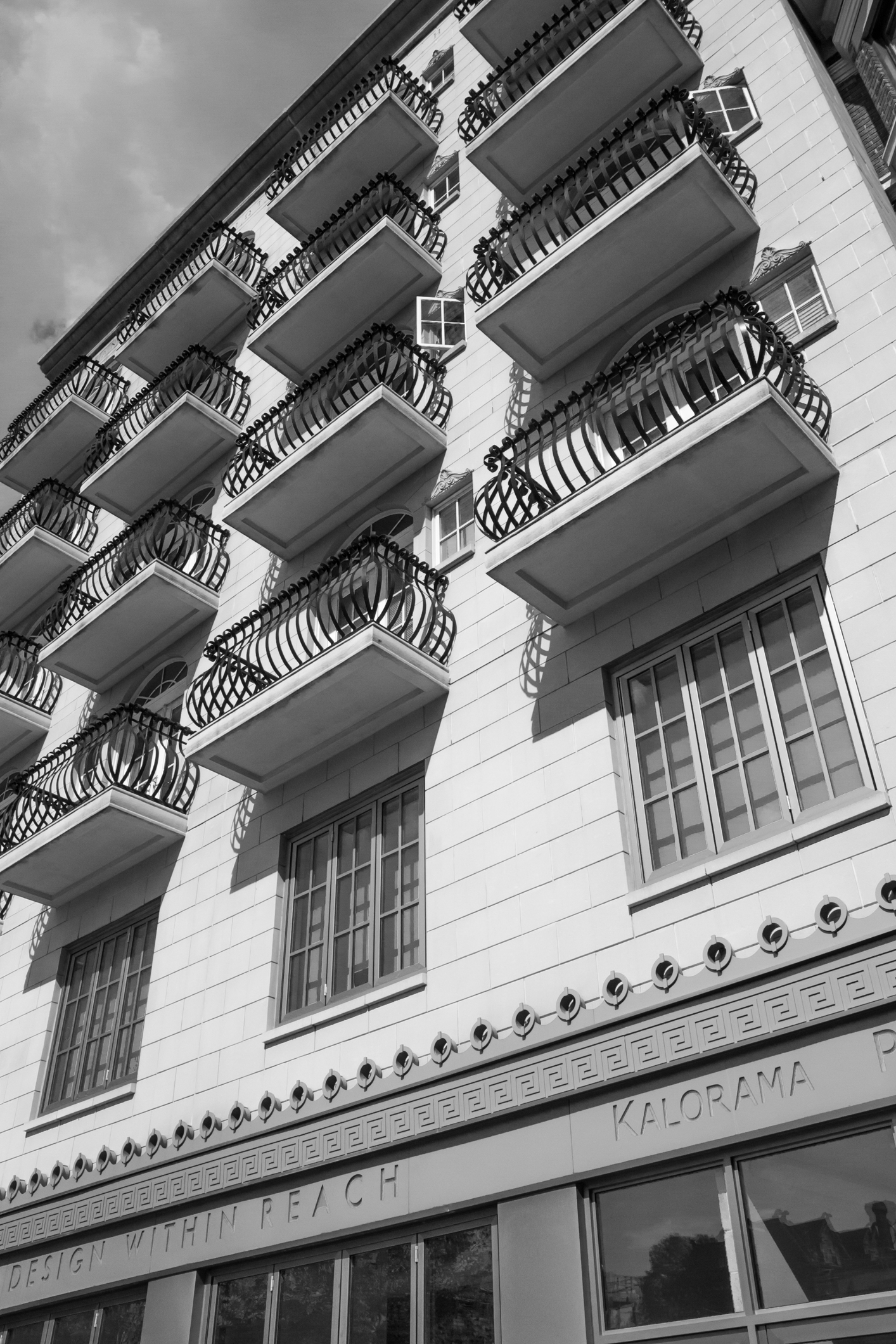 Balconies show off on a Kalorama building in Washington DC Not So SAHM