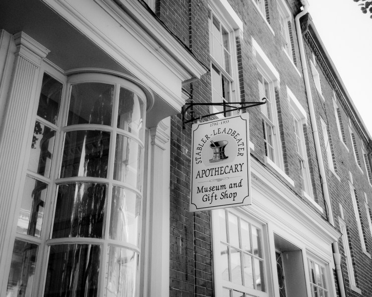 The Stabler-Leadbeater Apothecary is one of the oldest pharmacies in America and served famous customers Not So SAHM