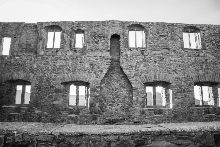 The ruins of Burg Lichtenberg in Germany. Not So SAHM