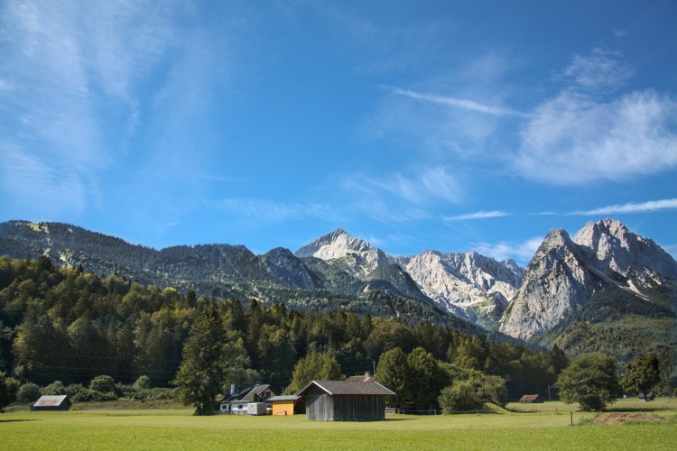 Garmisch-Partenkirchen sits at the base of the Alps. Not So SAHM