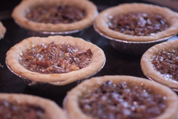 A gathering of mini pies is a holiday treat. Not So SAHM