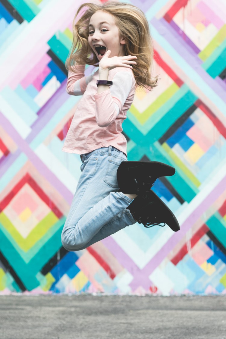 Girl at Wynwood Walls in Miami. Photo by Not So SAHM