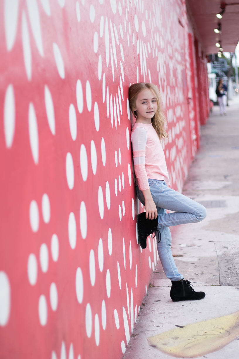 Girl at Wynwood Walls in Miami. Photo by VSD Photography